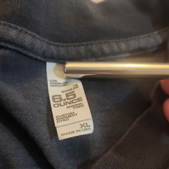 Los Angeles Apparel Black Graphic Tee - Picture 7 of 9